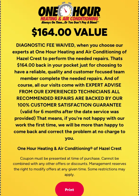 Slide of One Hour Heating & Air Conditioning