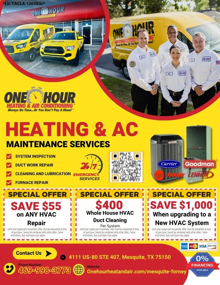 Slide of One Hour Heating & Air Conditioning