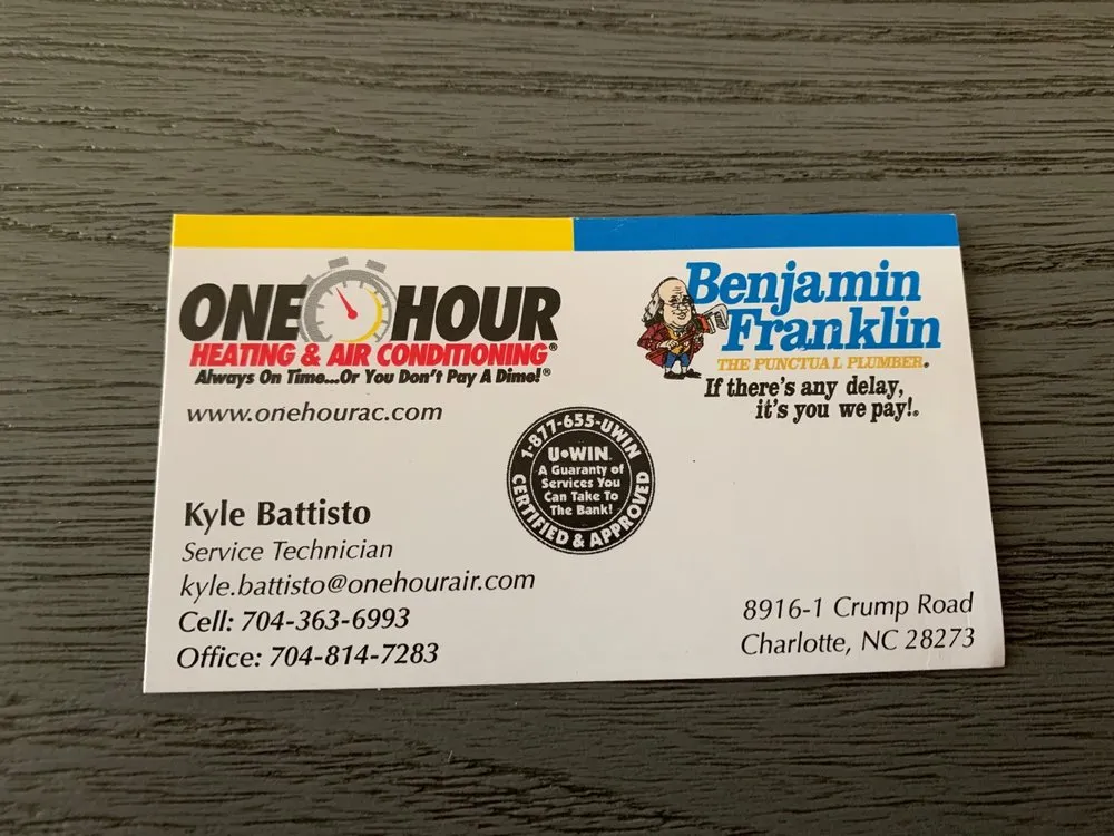 Slide of One Hour Heating & Air Conditioning of Charlotte