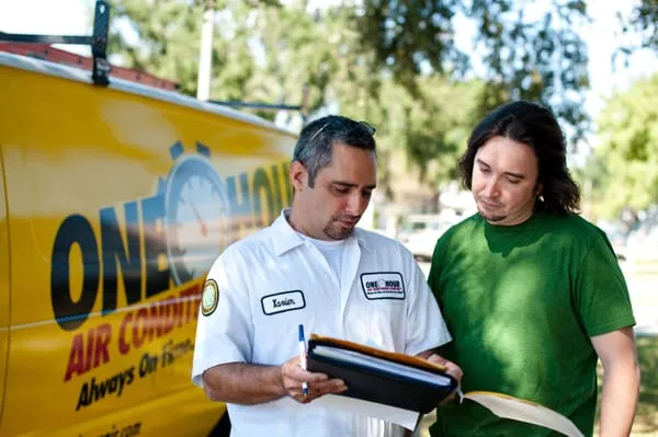 One Hour Heating & Air Conditioning Logo