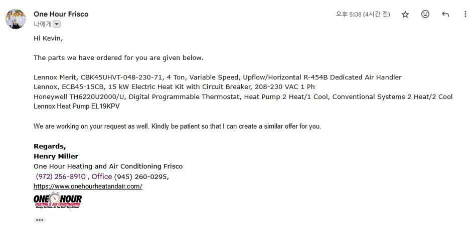 Slide of One Hour Heating And Air Conditioning - Frisco