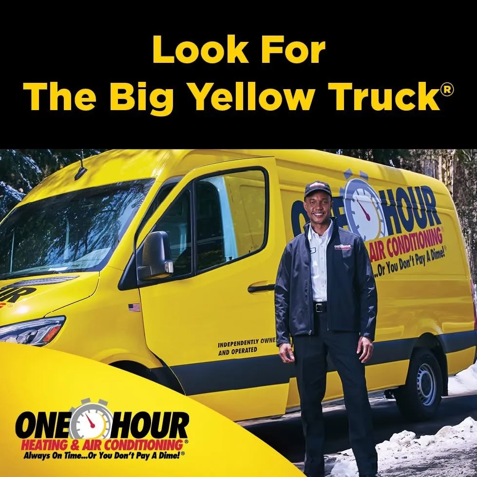 Slide of One Hour Heating and Air Conditioning