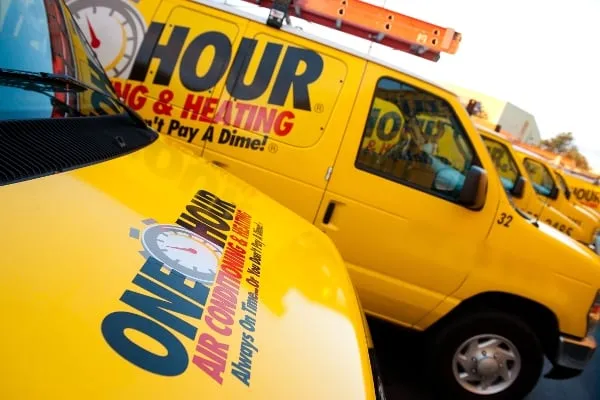 Slide of One Hour Heating and Air Conditioning