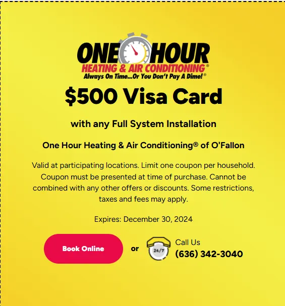 Professional air conditioning service experts serving Ofallon, MO - One Hour Heating and Air Conditioning