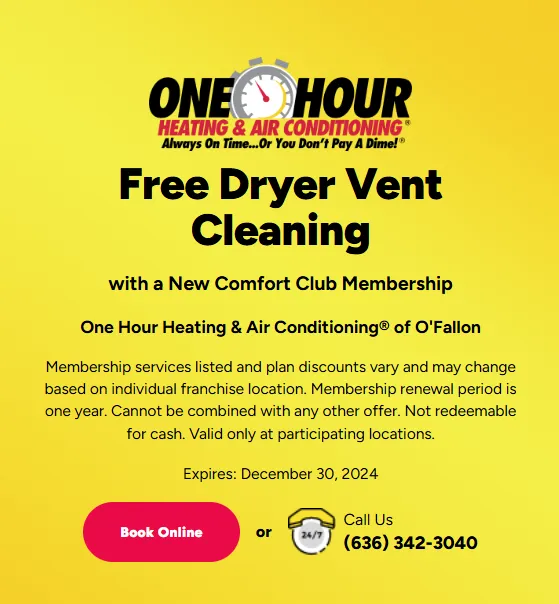 Certified HVAC repair same-day service across Ofallon, MO - One Hour Heating and Air Conditioning