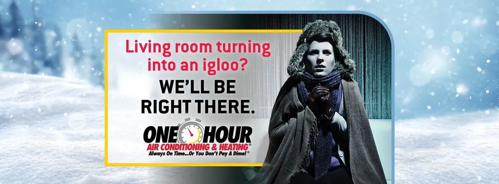 Slide of One Hour Heating and Air Conditioning