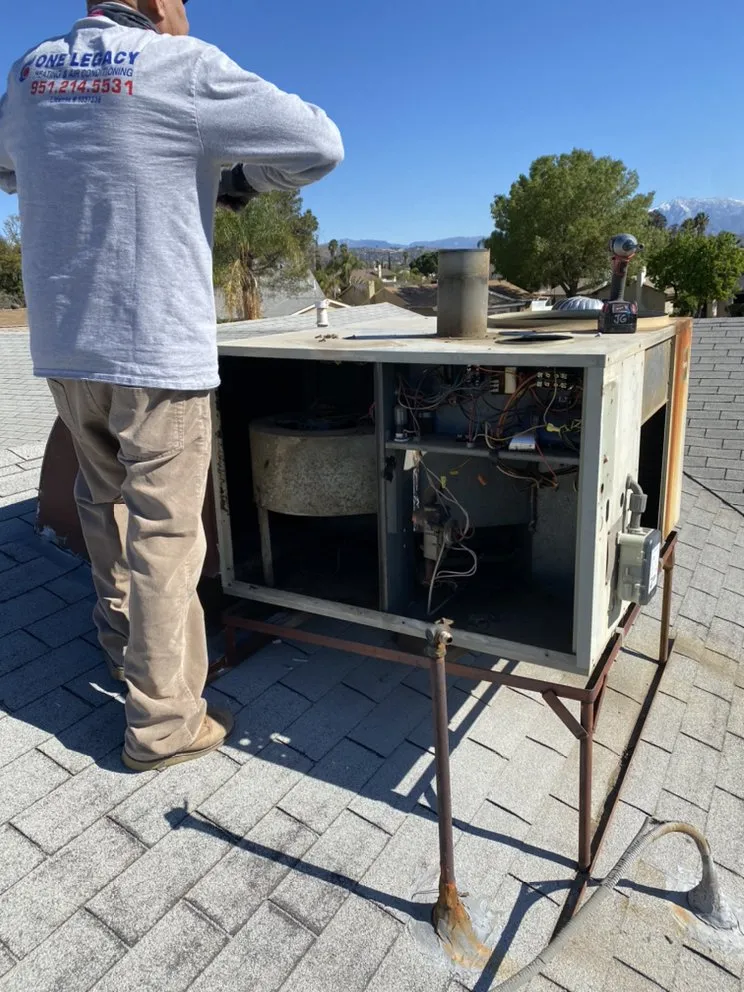 Slide of One Legacy Heating and Air Conditioning