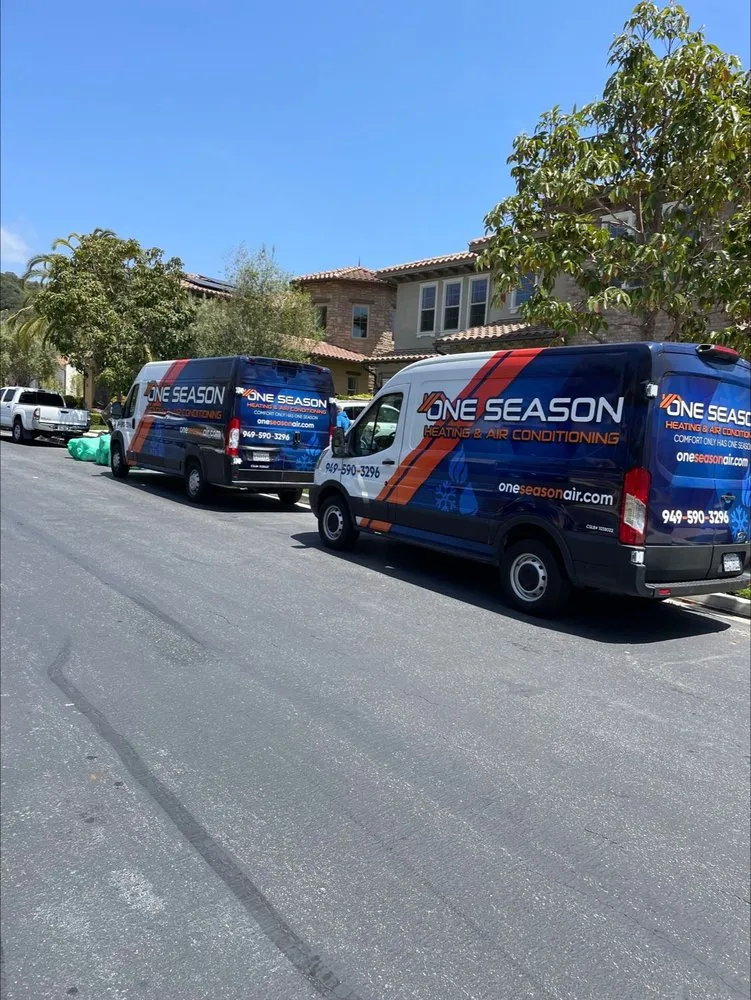 Slide of One Season Heating and Air Conditioning