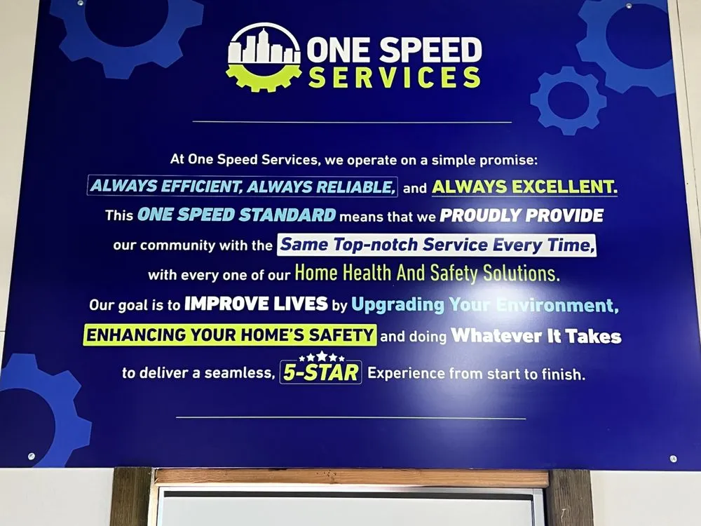 Slide of One Speed Services