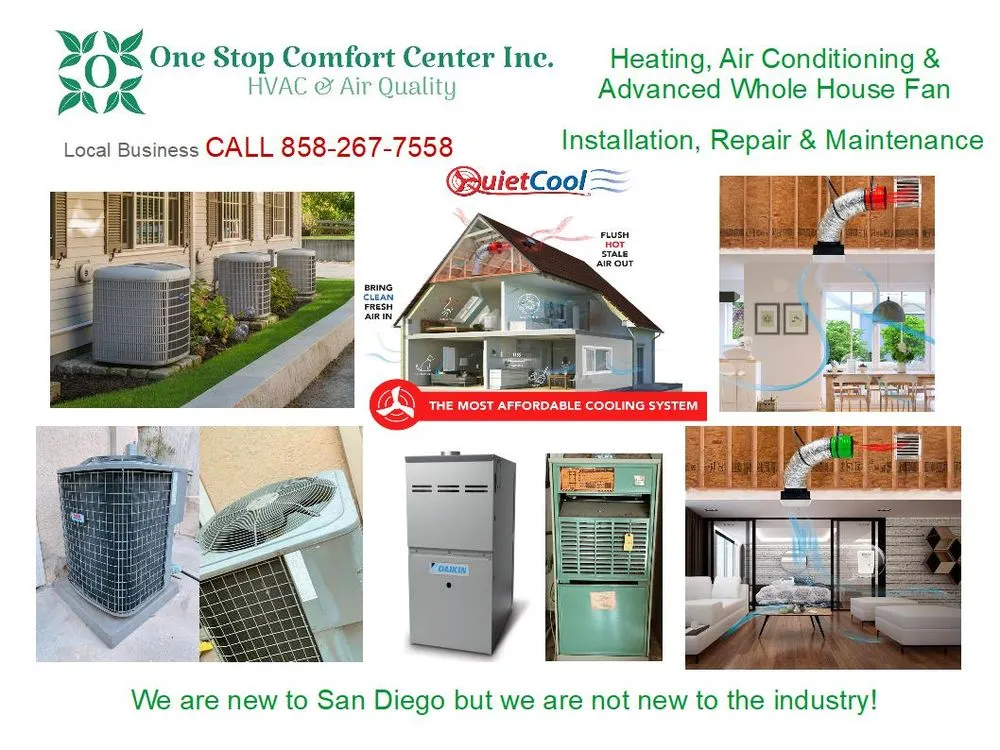 Slide of One Stop Comfort Center