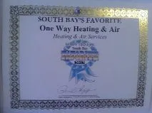 Slide of One Way Heating & Air Conditioning