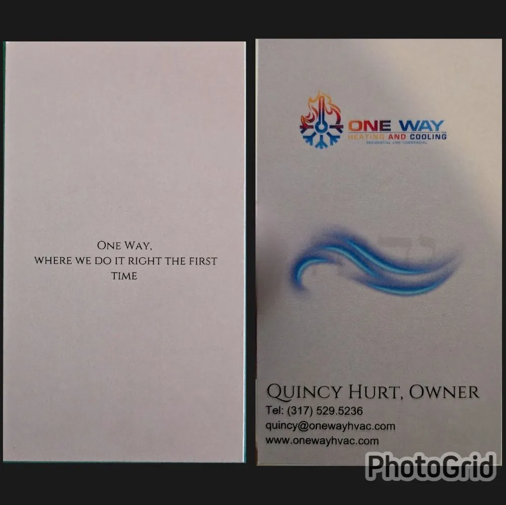 Slide of One Way Heating & Cooling