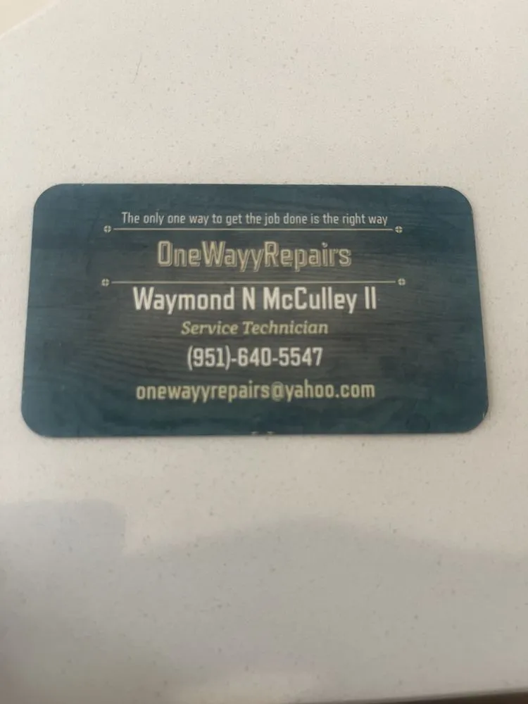 Slide of One Wayy Repairs