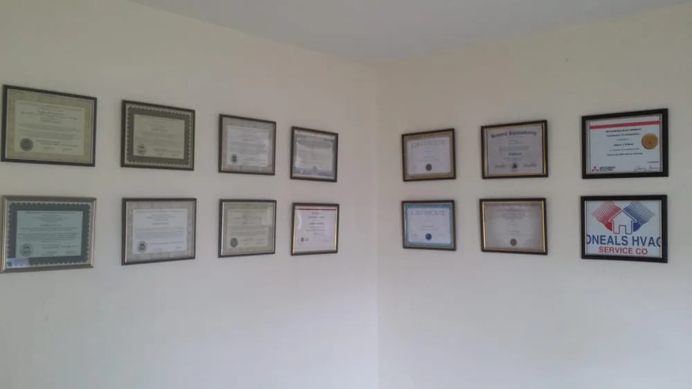 Slide of O'Neals HVAC Service Co, LLC