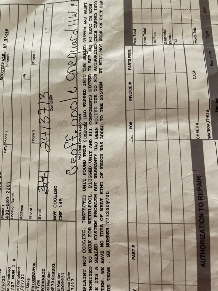 Slide of OneGuard Home Warranties