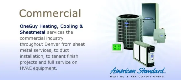 Slide of Oneguy Heating, Cooling and Sheetmetal Inc