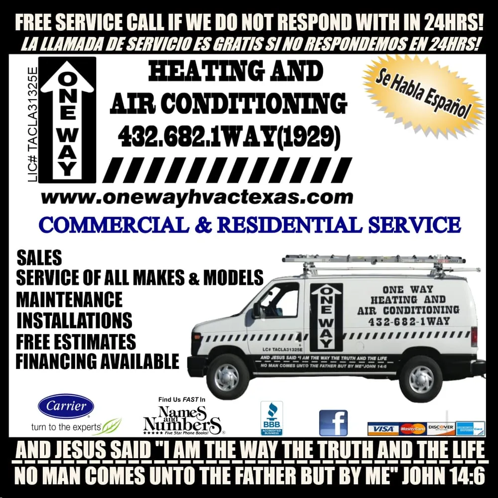 Slide of ONEWAY Heating & Air Conditioning