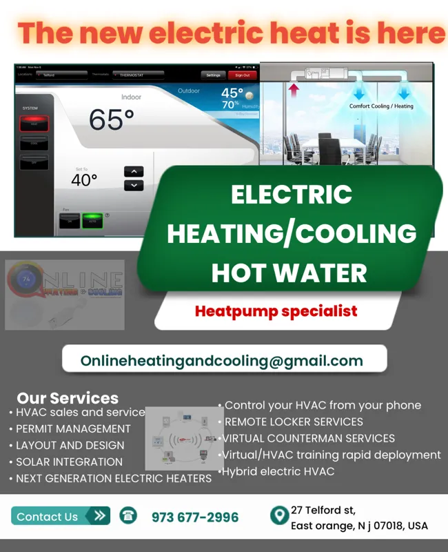 Slide of Online Heating And Cooling