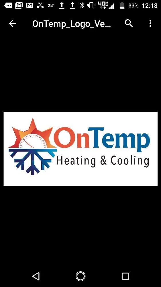 Slide of OnTemp Heating & Cooling