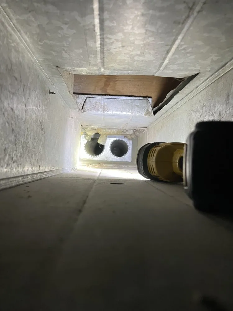 Slide of Open Air Duct Cleaning