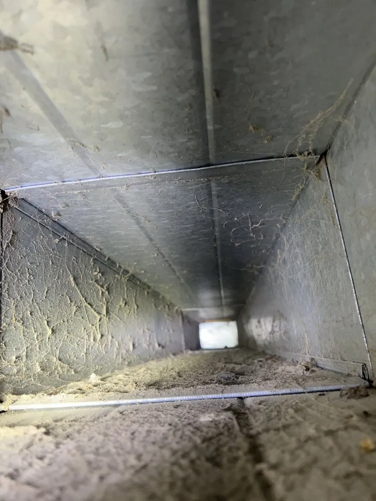 Slide of Open Air Duct Cleaning