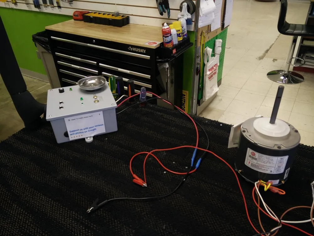 Slide of Open to Public HVAC Parts