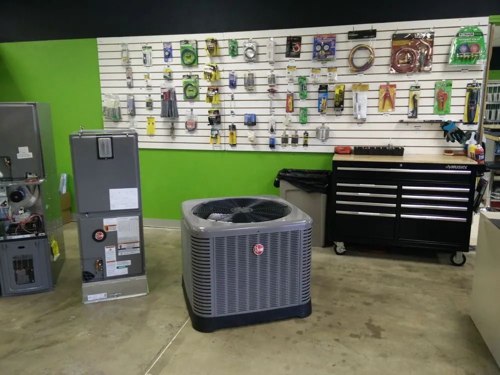 Slide of Open to Public HVAC Parts