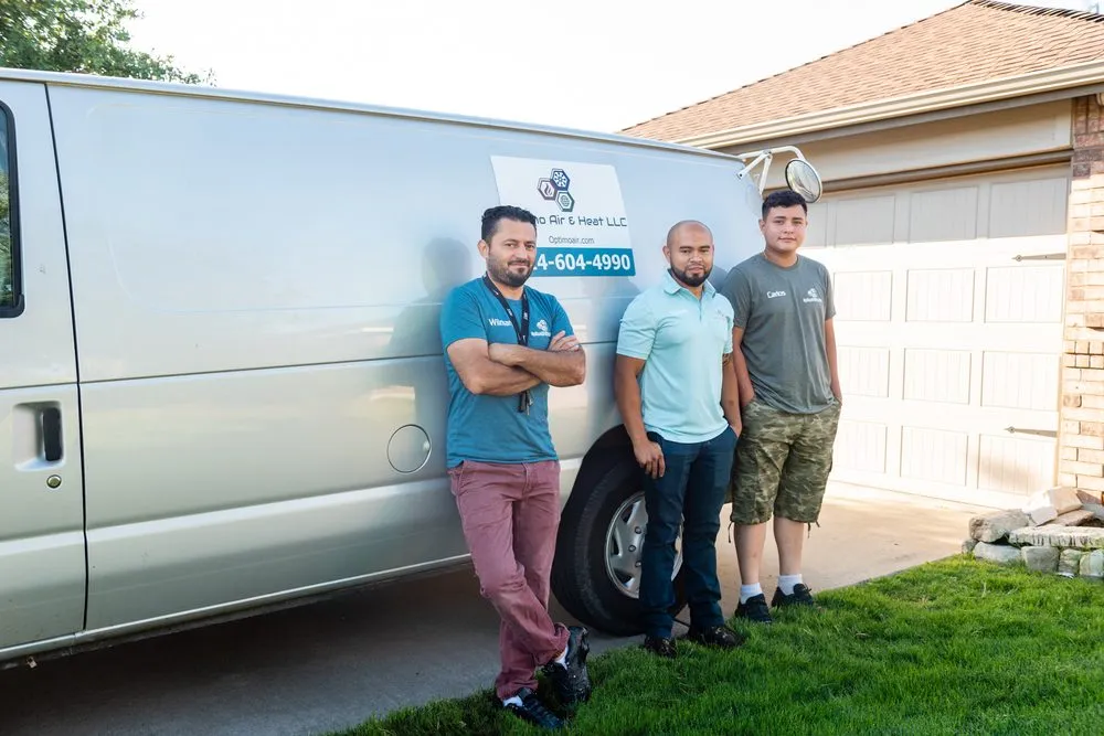 Slide of Optimo Air and Heat