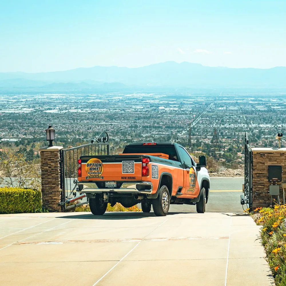 Slide of Option One Plumbing & Rooter - Rancho Cucamonga