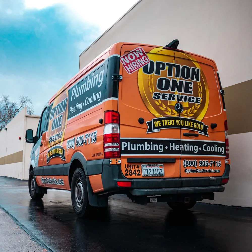 Slide of Option One Plumbing & Rooter - Rancho Cucamonga