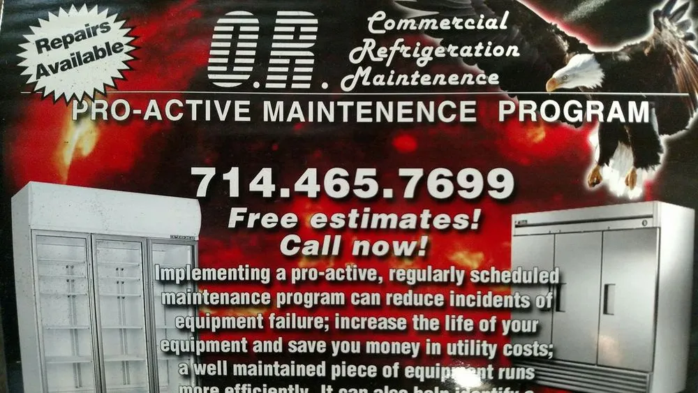 Slide of O.R. Refrigeration