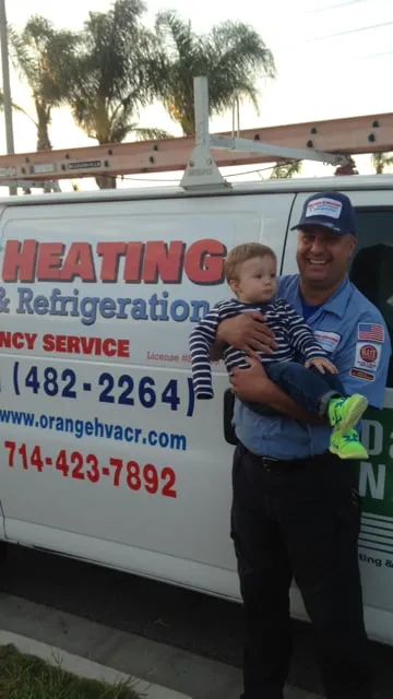 Slide of Orange Heating Air Conditioning & Refrigeration