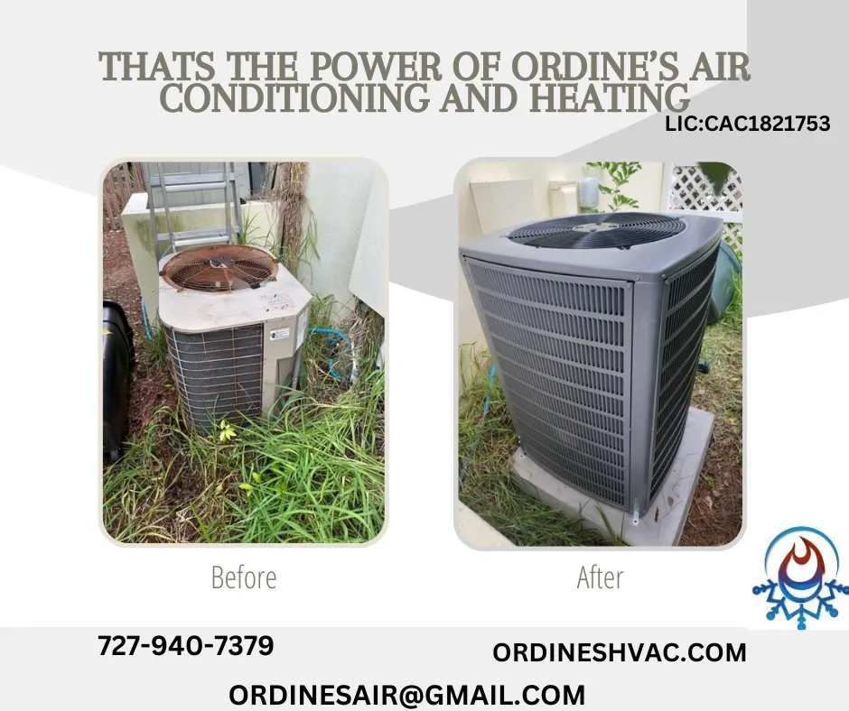 Slide of Ordine's Air Conditioning and Heating