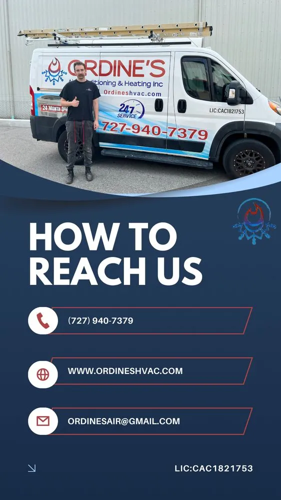 Slide of Ordine's Air Conditioning and Heating