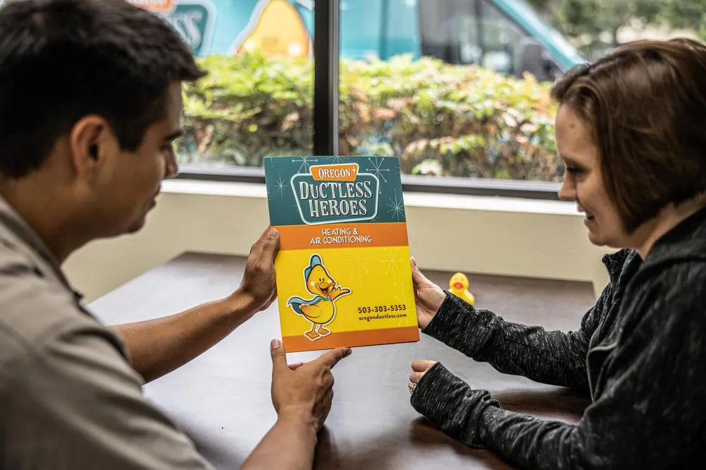 Slide of Oregon Ductless Heroes