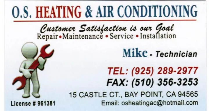 Slide of OS Heating & Air Conditioning