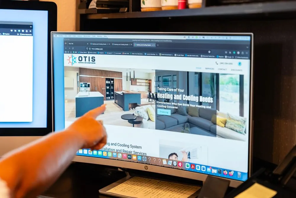 Slide of Otis Heating & Air Conditioning