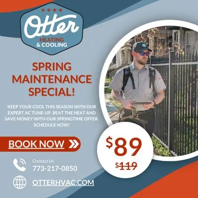 Otter Heating & Cooling Logo