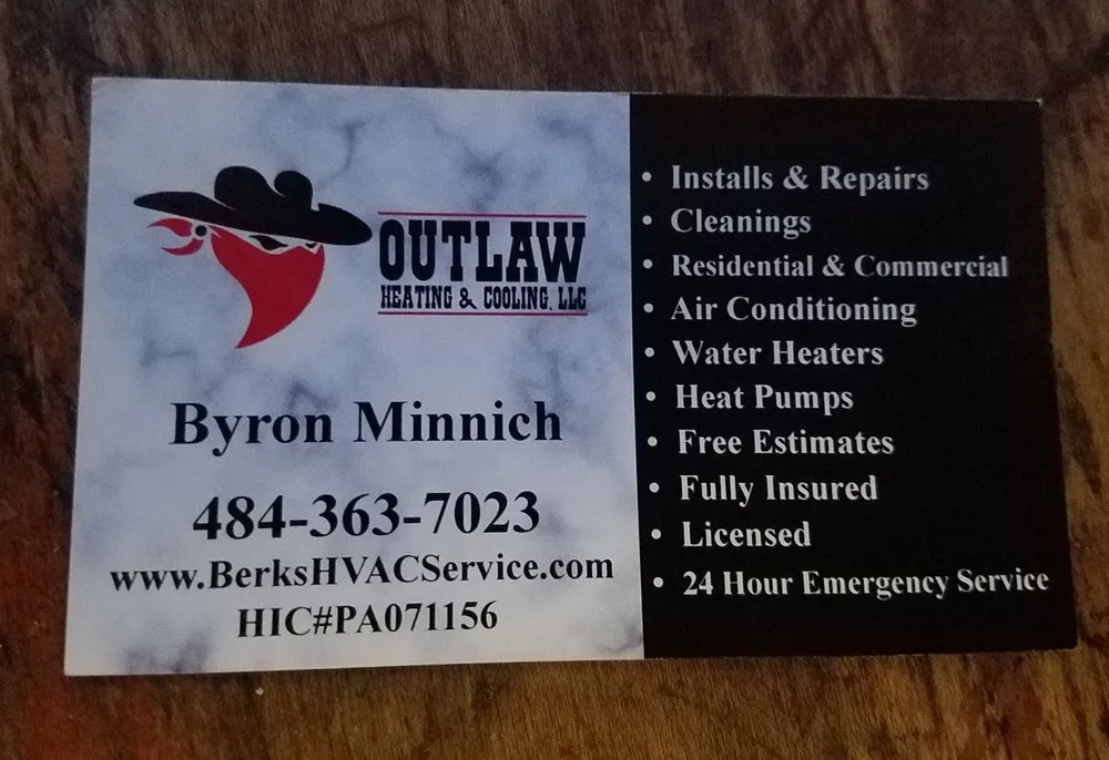 Slide of Outlaw Heating & Cooling