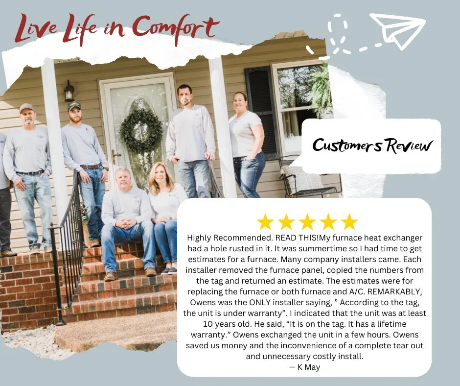Slide of Owens Heating & Air Conditioning