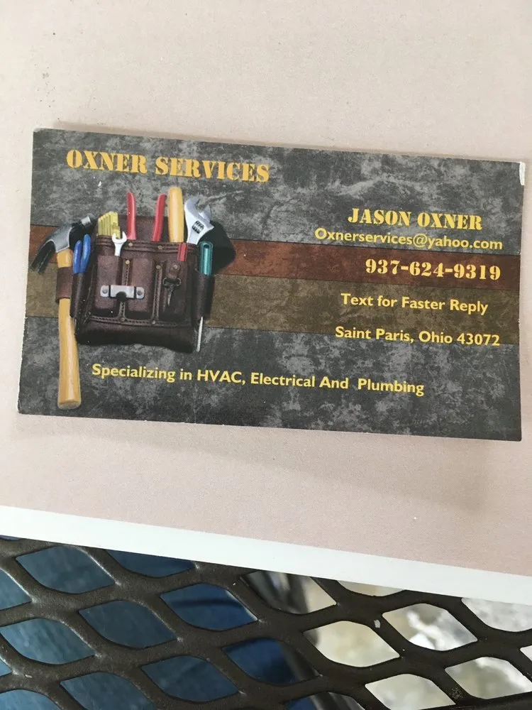 Slide of Oxner Services