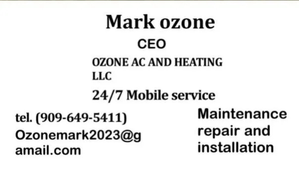 Slide of Ozone ac and Heating