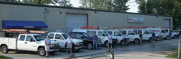 P & H Mechanical Logo