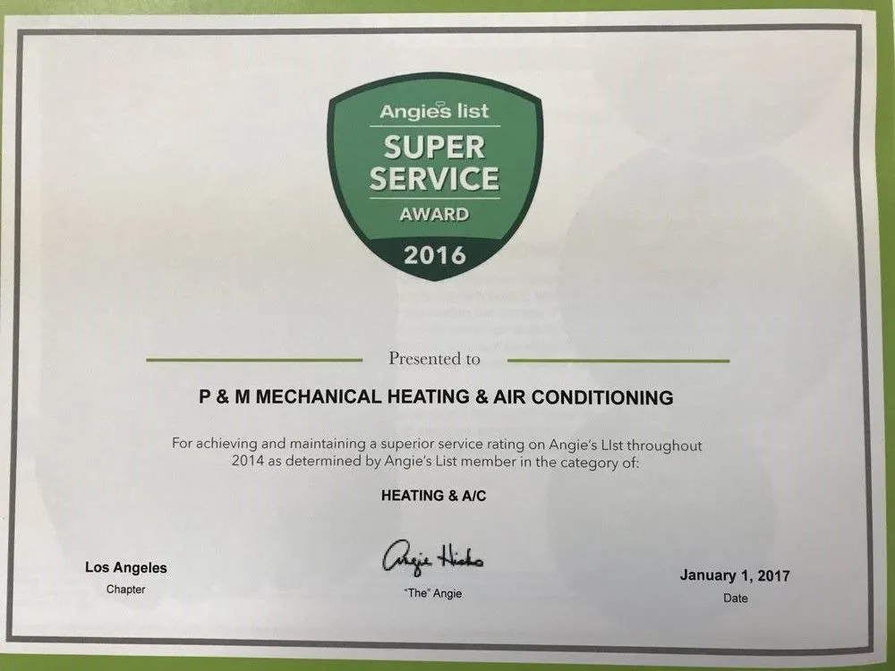 Slide of P & M Mechanical Heating & Air Conditioning Specialists