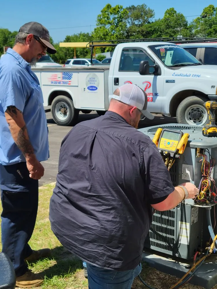 Slide of P and P Heating and Cooling Specialist