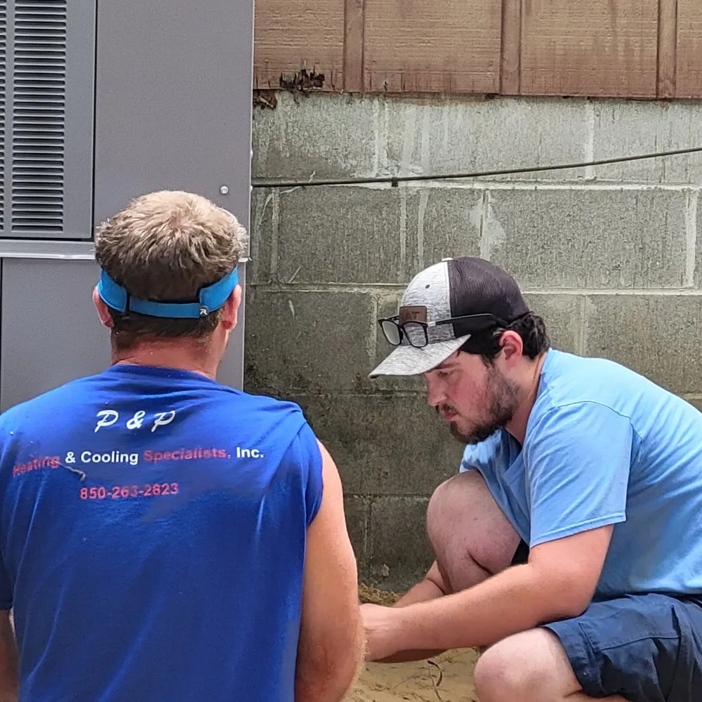 Slide of P and P Heating and Cooling Specialist