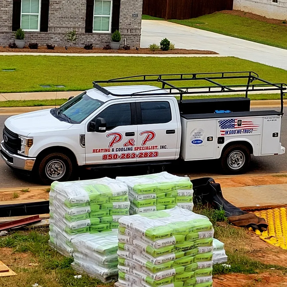 Slide of P and P Heating and Cooling Specialist