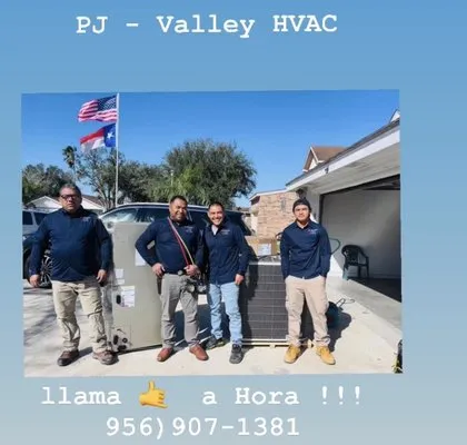 P J Valley HVAC Logo