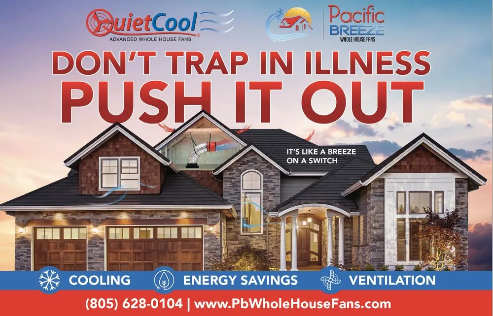 Slide of Pacific Breeze Whole House Fans