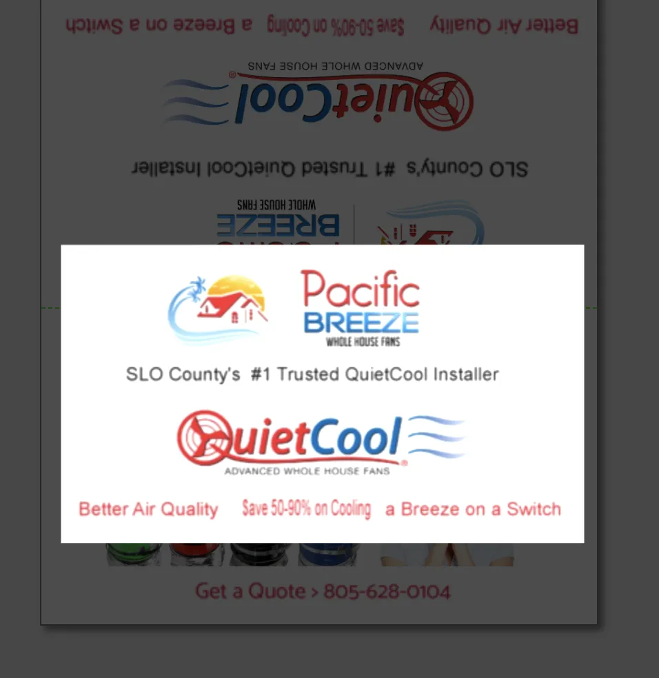 Slide of Pacific Breeze Whole House Fans